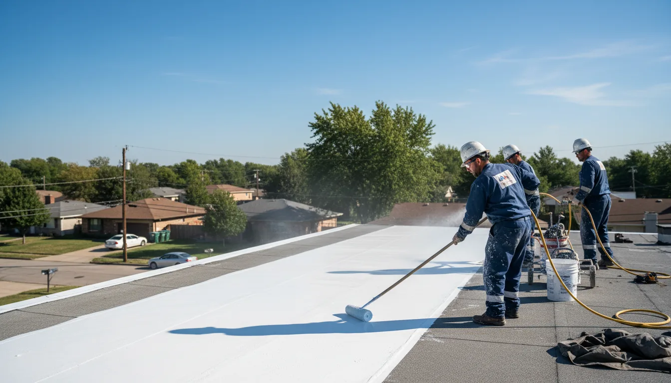 Commercial roof coating in D Lo, MS near me